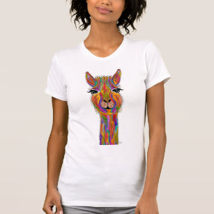 Cute and Colorful Llama T-Shirt
