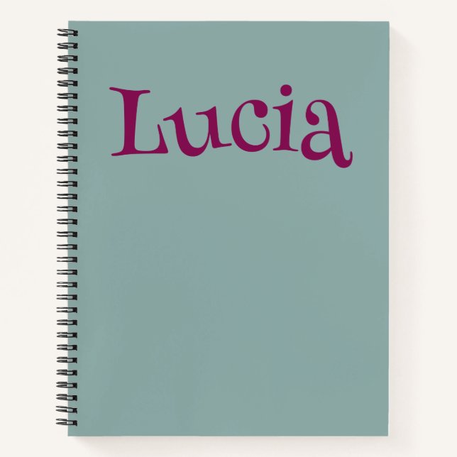 Cute and Colorful  Notebook (Front)