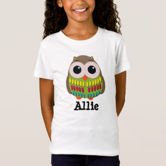 Cute and Colorful Owl Child's T Shirt