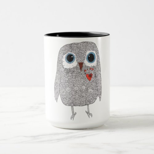 Cute and Colorful Owl Mug