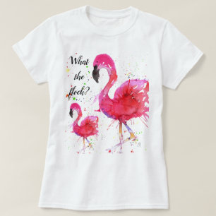 Cute and Colorful Pink Flamingo T-Shirt
