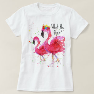 Cute and Colorful Pink Flamingo T-Shirt