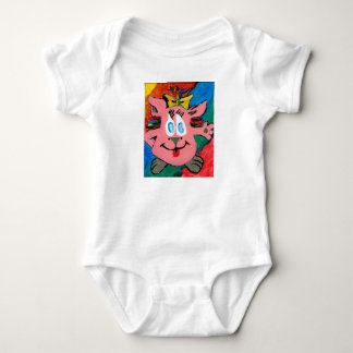 Cute and Colorful Rainbow Cartoon Character T-Shir Baby Bodysuit