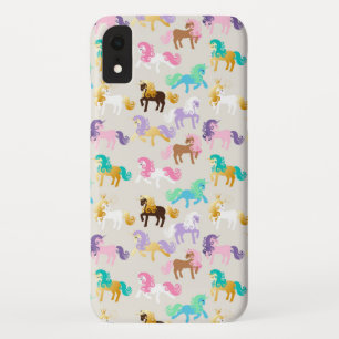 Cute and Colorful Unicorn Pattern iPhone XR Case