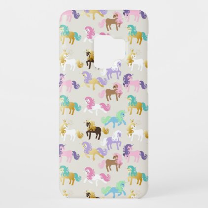Cute and Colorful Unicorn Pattern Case-Mate Samsung Galaxy S9 Case