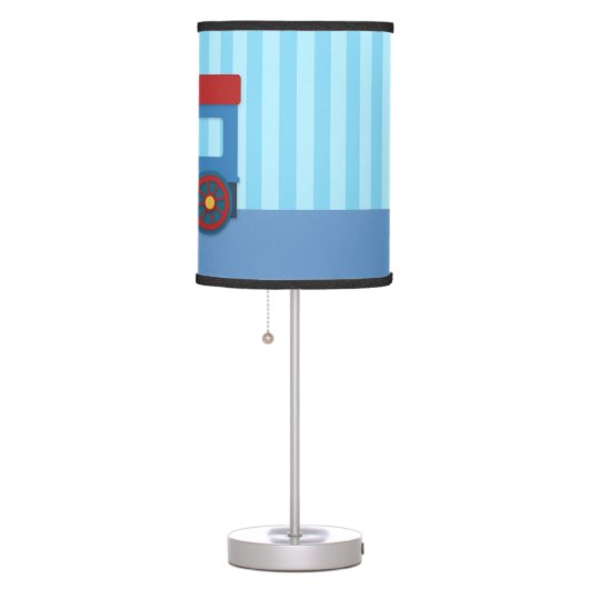 Cute and Colourful Train, for Boys Bedroom Table Lamp (Right)