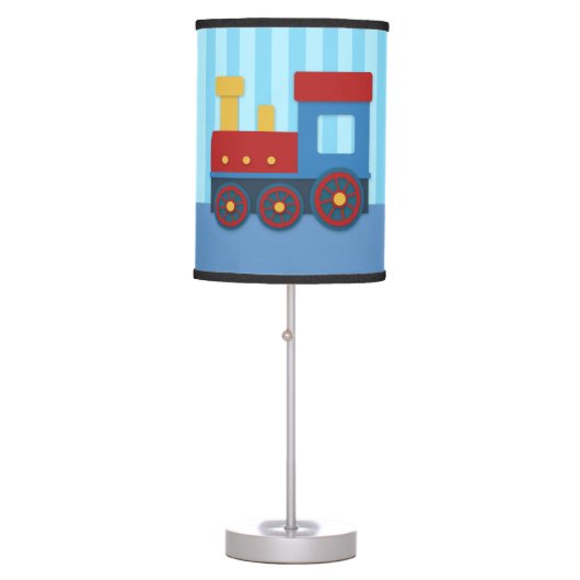 Cute and Colourful Train, for Boys Bedroom Table Lamp (Front)