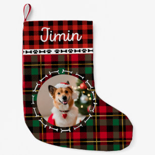 Cute and Cozy Dog Breed Specific Christmas paw Small Christmas Stocking