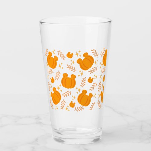 Cute and cozy pumpkin patch glass