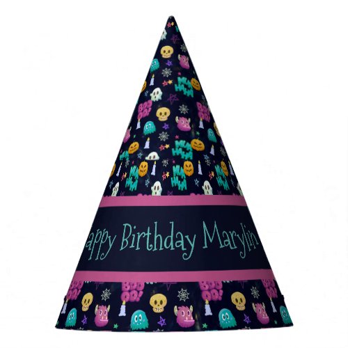 CUTE AND CREEPY HALLOWEEN BIRTHDAY PARTY HAT