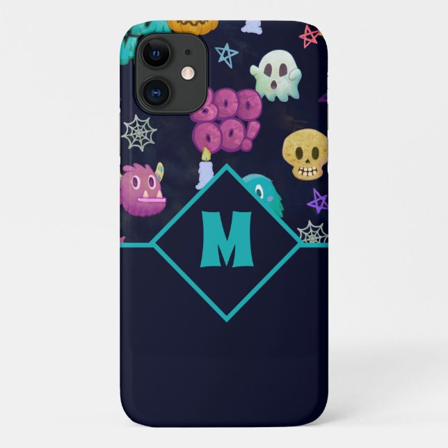 CUTE AND CREEPY HALLOWEEN  Case-Mate iPhone CASE (Back)