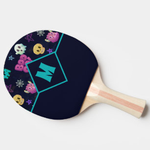 CUTE AND CREEPY HALLOWEEN PING PONG PADDLE