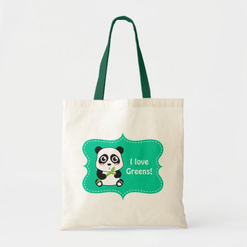 Cute and Cuddly Baby Panda Tote Bag