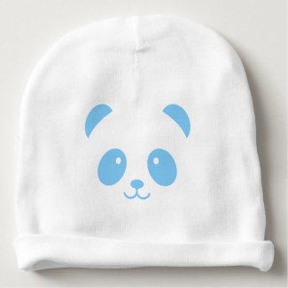 Cute and Cuddly Blue Panda Beanie