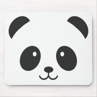 Cute and Cuddly Panda Mousepad