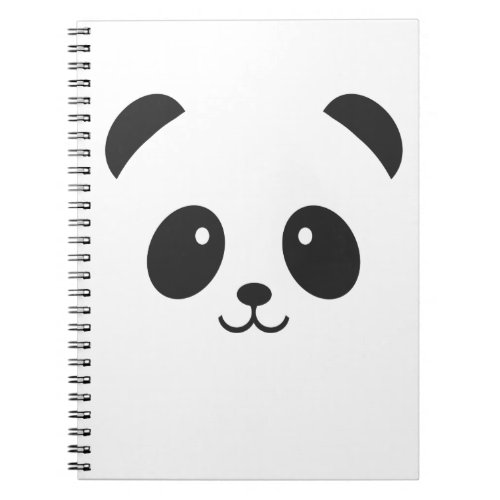 Cute and Cuddly Panda Notebook