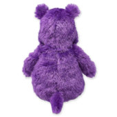 Cute and Cuddly Purple Hippo Plush Stuffed Animal (Back w/o shirt)