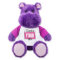 Cute and Cuddly Purple Hippo Plush Stuffed Animal