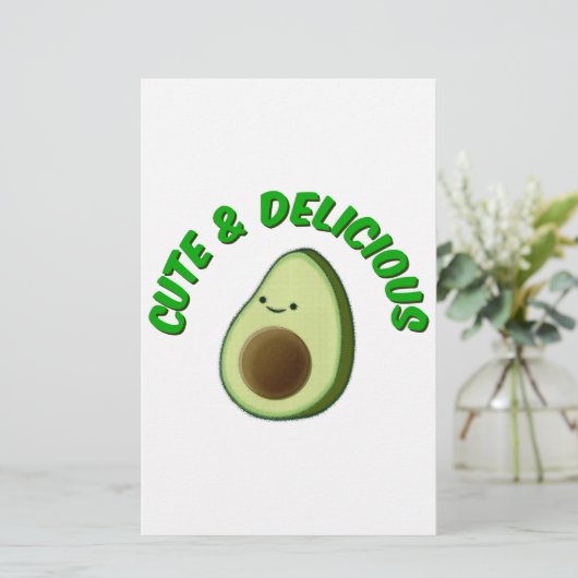 Cute And Delicious Avocado (Standing Front)