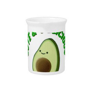 Cute And Delicious Avocado Drink Pitcher