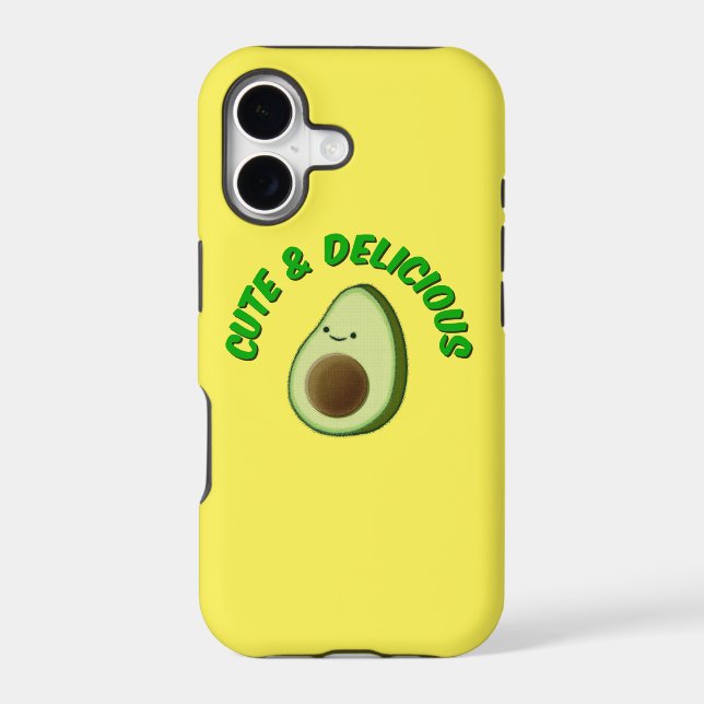 Cute And Delicious Avocado Iphone Case (Back)