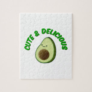 Cute And Delicious Avocado Jigsaw Puzzle