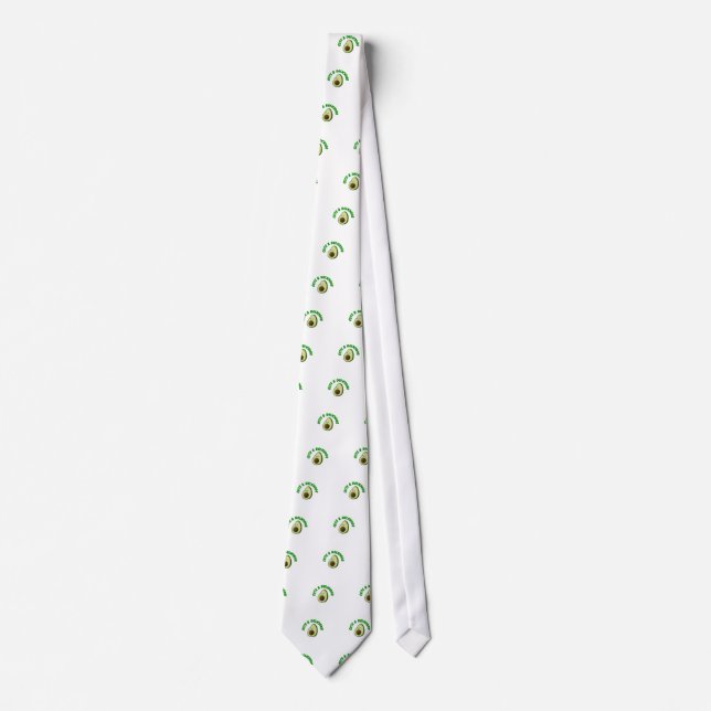 Cute And Delicious Avocado Neck Tie (Front)