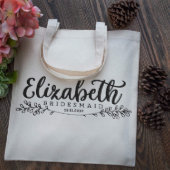 Cute And Delightful Round Leaves Canvas Tote Bag (Side)