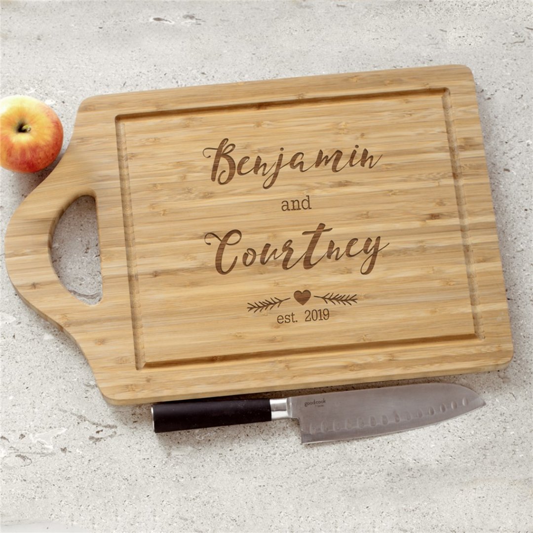 Cute and Durable Engraved Bamboo Cutting Board | Zazzle