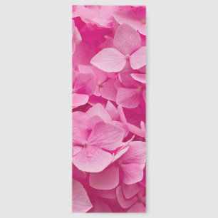 Cute and Elegant Blooming Pink Hydrangea Flower Bookmarks