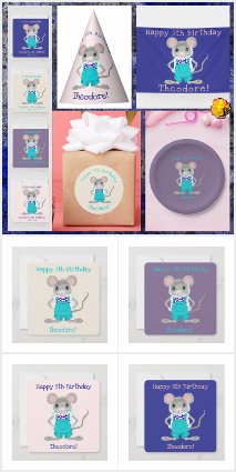 Cute and Elegant Little Mouse - Birthday Suite