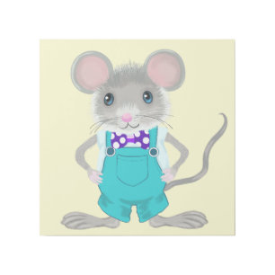 Cute and elegant little mouse gallery wrap