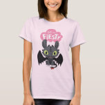 &quot;cute And Fiesty&quot; Toothless Graphic T-shirt at Zazzle