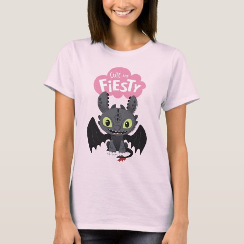 Cute And Fiesty Toothless Graphic T_Shirt