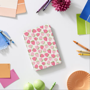 Cute and Fruity Pink Strawberry iPad Mini Cover
