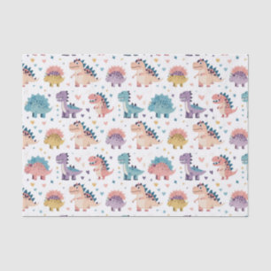 Cute and Fun colorful Dinosaur Pattern Tissue Paper