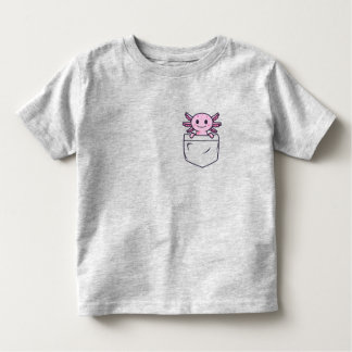Cute and Funny Axolotl in pocket T-Shirt Classic R