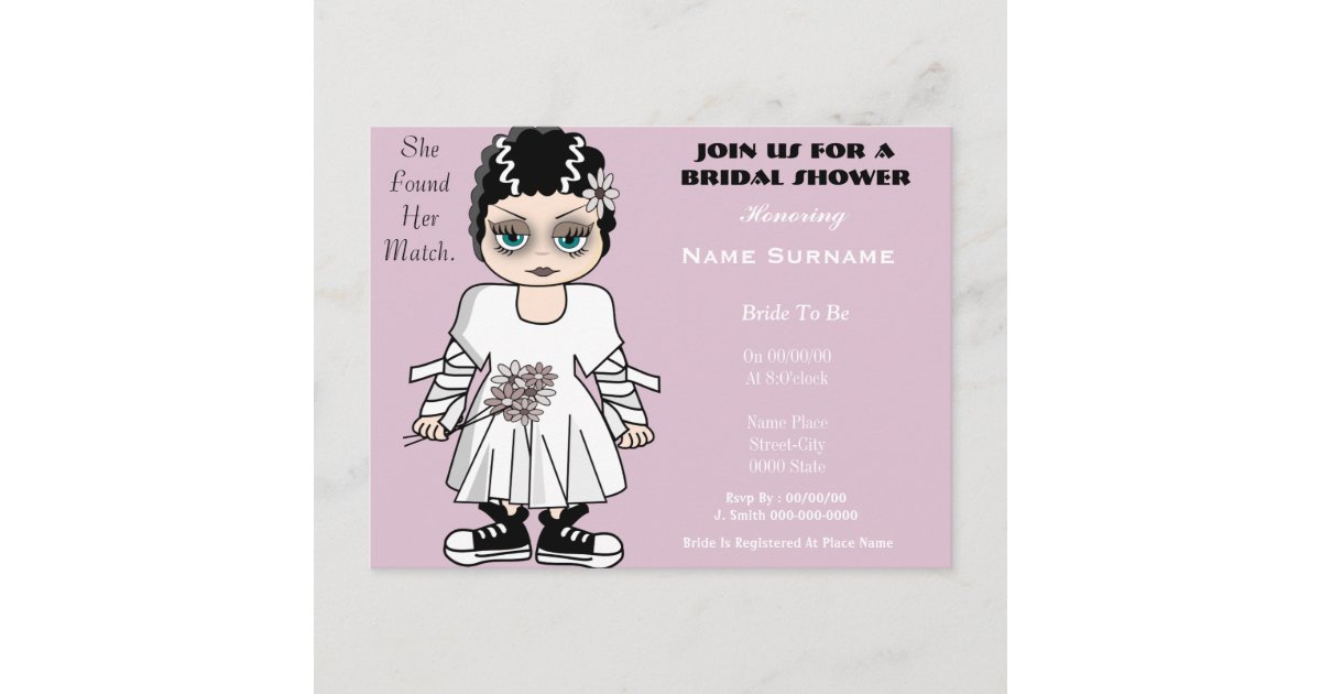 Cute and funny bridal shower invitation Zazzle