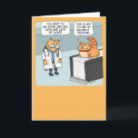 Cute and Funny Cat Doctor Says Nap More Birthday Card<br><div class="desc">This cute and hilarious cartoon birthday card features a cat doctor telling a cat patient to get a lot of sleep. That's exactly what the patient wanted to hear. A great card for any cat lover, or a lover of sleep. Thank you for choosing this original design by © Chuck...</div>