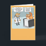 Cute and Funny Cat Doctor Says Nap More Birthday Card<br><div class="desc">This cute and hilarious cartoon birthday card features a cat doctor telling a cat patient to get a lot of sleep. That's exactly what the patient wanted to hear. A great card for any cat lover, or a lover of sleep. Thank you for choosing this original design by © Chuck...</div>