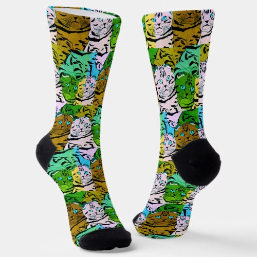 Cute and Funny Cat Socks