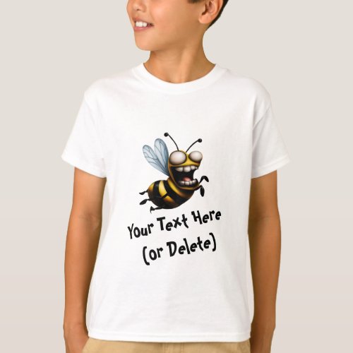 Cute and Funny Chill Honey Bee Cartoon T_Shirt
