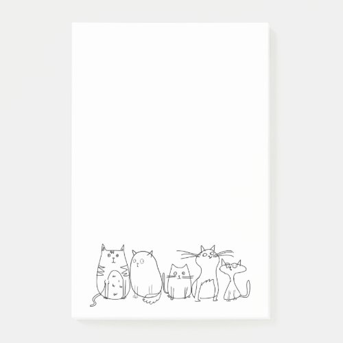 Cute and Funny Crazy Cat Lady Post_it Notes