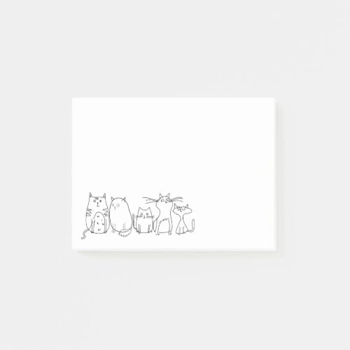 Cute and Funny Crazy Cat Lady Post_it Notes