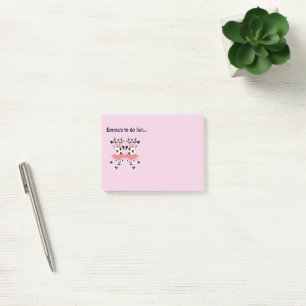 Cute and funny dancing cows custom post-it notes