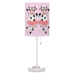 Cute and funny dancing cows tripod lamp