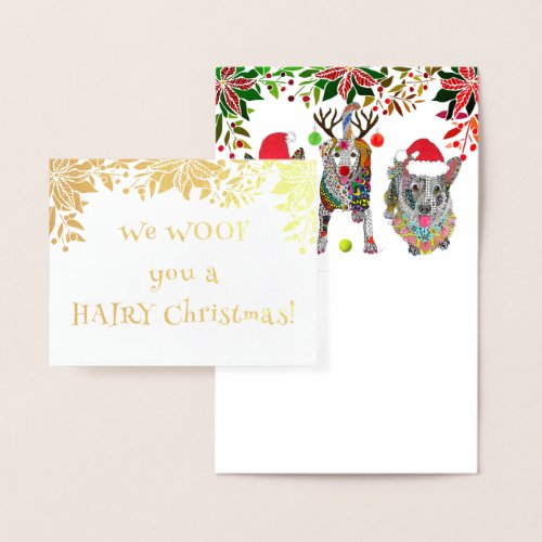 Cute and Funny Dogs Christmas Cards