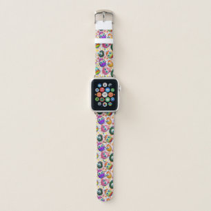 Cute and Funny Easter Eggs Cartoon Apple Watch Band