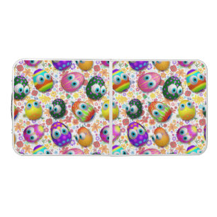 Cute and Funny Easter Eggs Cartoon Beer Pong Table
