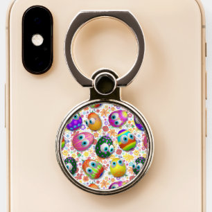 Cute and Funny Easter Eggs Cartoon Phone Ring Stand